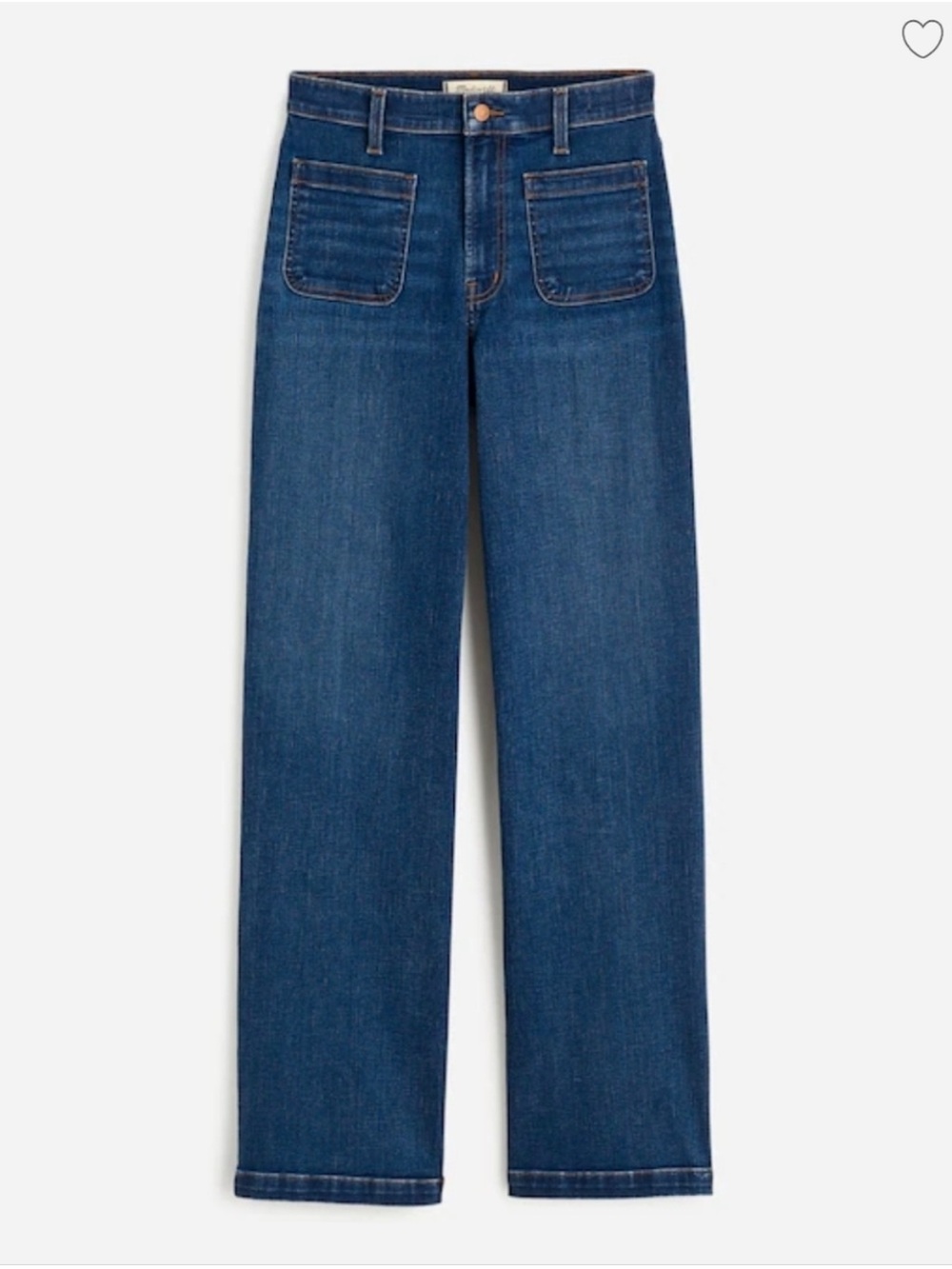Madewell Emmett Wide-Leg Jeans High Rise Size 30 NWT